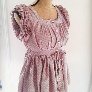 SOLD High Waisted Blouse Top